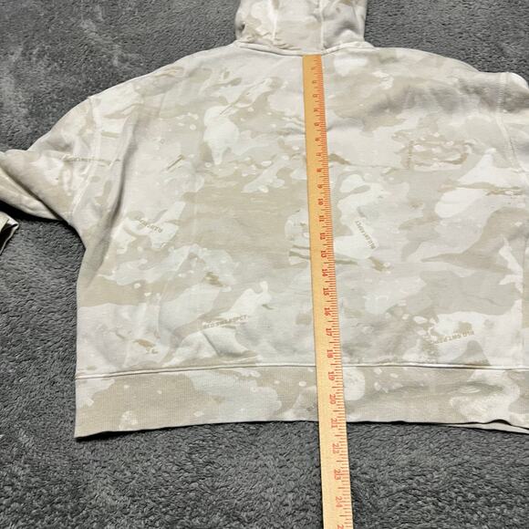 Project Rock Under Armour Hoodie Womens Medium White Camo Veterans Day Fleece - Picture 8 of 8